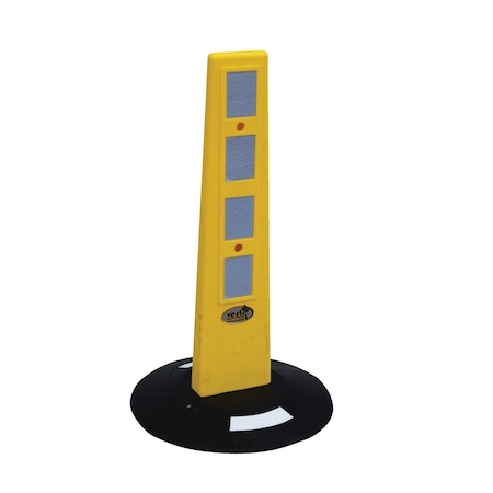 Vestil Poly Bollard Barricade, 13.25x13.25x23 PBOL-24